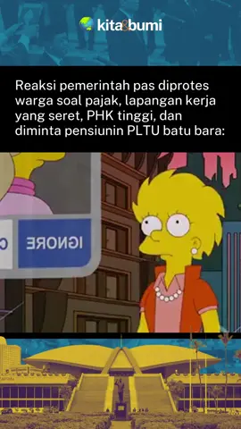 Kalau ditanya siapa di dunia ini yang harus belajar mendengar, jawabannya udah pasti pemerintah 🤯 Soalnya, tiap ada protes atau tuntutan dari warga, selalu pura-pura nggak dengar. Sekalinya didengar, pasti responnya di luar nalar. Padahal yang warga protes dan tuntut udah jelas banget, mulai dari: 1. Pajak ugal-ugalan 2. Lapangan kerja seret 3. PHK di mana-mana 4. Sampai minta pensiun dini PLTU batu bara gara-gara polusi makin nggak masuk akal dan banyak kasih dampak buruk buat warga maupun lingkungan. Kayaknya nanti pas pemilu selain gede-gedean perolehan suara, harus ditambahin juga tes kemampuan mendengar kali ya, supaya protes dan tuntutan warga nggak dianggap sepi mulu! 🤨 #KitadanBumi #TransisiEnergi #StopPLTUBatuBara #Pajak #LapanganKerja #PHK