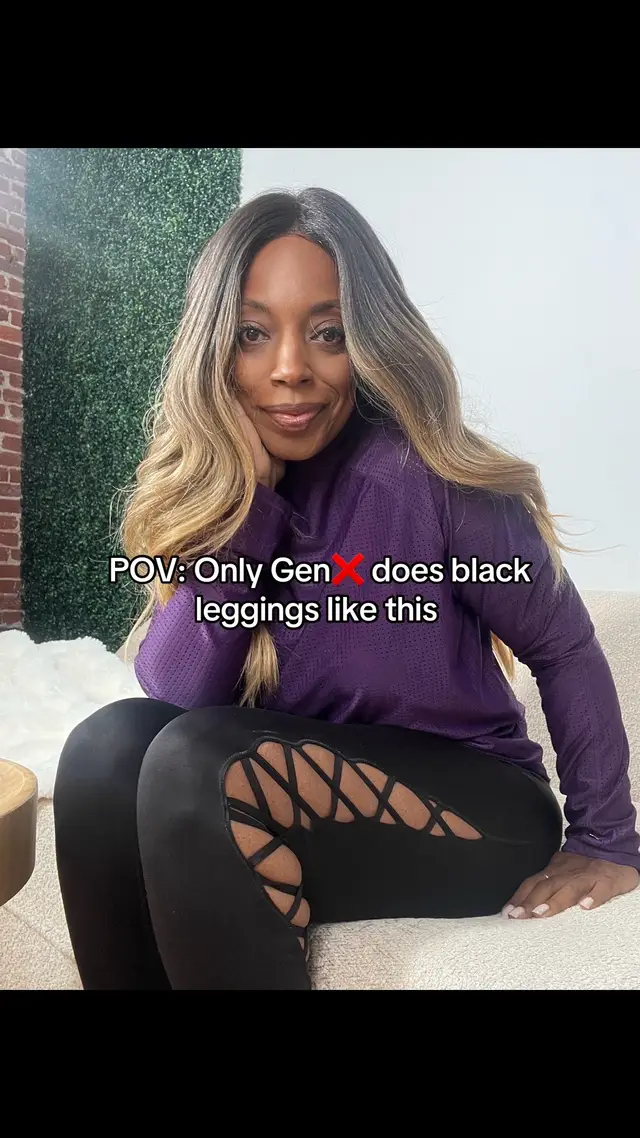 Black leggings with GENx personality #leggings #genx #over40 #over50 #couchpotato