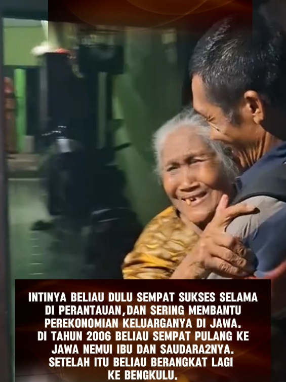masya Allah.. semoga mereka diberikan kesehatan dan Rizki🤲🤗 #pertemuanibudananak #anakmerantau #30tahun #motivasi #fyp_iwanbaperr 