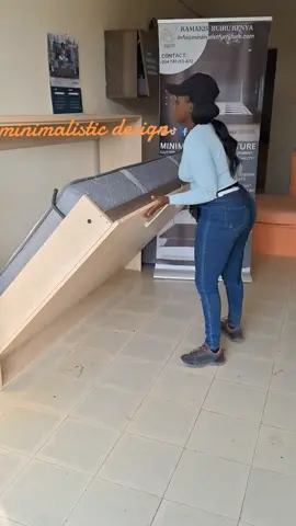 Turn any room into a bedroom in seconds! Our sleek Murphy Bed folds up to free your floor space and folds down for cozy nights.  Perfect for studios, guest rooms, or anyone who loves smart living. Countrywide delivery  We are located at Kamakis, Eastern Bypass  Call/WhatsApp 0741 265 472 Prices 4X6 kes 60,000 5X6 kes 72,000 6X6 kes 80,000 #SpaceSaver #bed  #SmartLiving #minimalist #fyp 