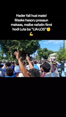 Se ita Rende mak sei la hetan nia solusaun! Aluta Kontinua✊️💪 #demo 