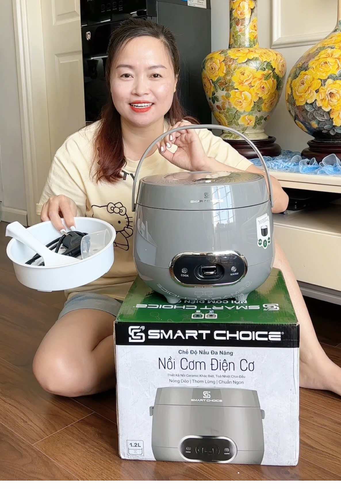 Nấu cơm vừa nhanh vừa ngon các bà ơi #xuhuong #telinhhome #smartchoice #noicomdien 