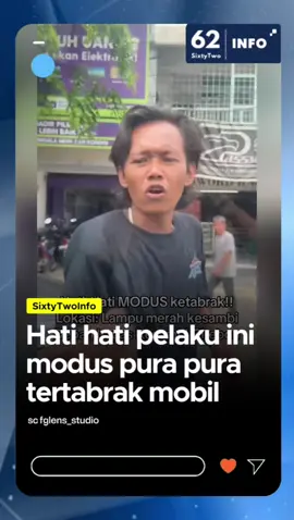 modus jamet pura pura ketabrak kronologi : Hati-hati barusan kejadian modus pura2 ditabrak… Kronologi: saya & suami sdg berhenti menunggu lampu merah di Kesambi depan Lapas, tbtb ada 2 lelaki mengendarai 1motor trail tanpa plat berhenti dan menghampiri kami.. Kami yg merasa tdk terjadi apa2 kaget lalu sy memvidiokan kejadian ini.. dari video sj terlihat pelaku berpura2 tertabrak!! Hati-hati warga Cirebon hafalkan mukanya, kl ada yg kenal bisa DM saya, mau sy laporkan kejadian ini kepihak berwajib agar tdk ada lagi korban.