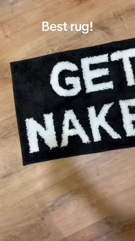 Cutest rug! Perfect for shower time and it’s so fluffy! #rug #shower #rugs #bathroom #humor 