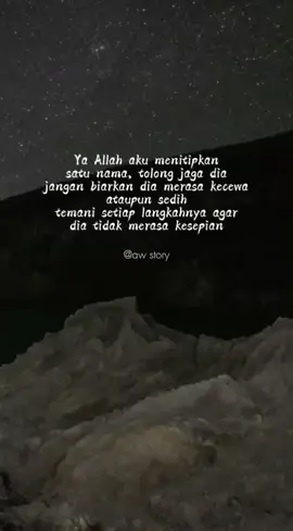Ya Allah aku menitipkan satu nama#remiderislamic #quotesislamic #storykatakata #iloveyou #foryoupage❤️❤️ 