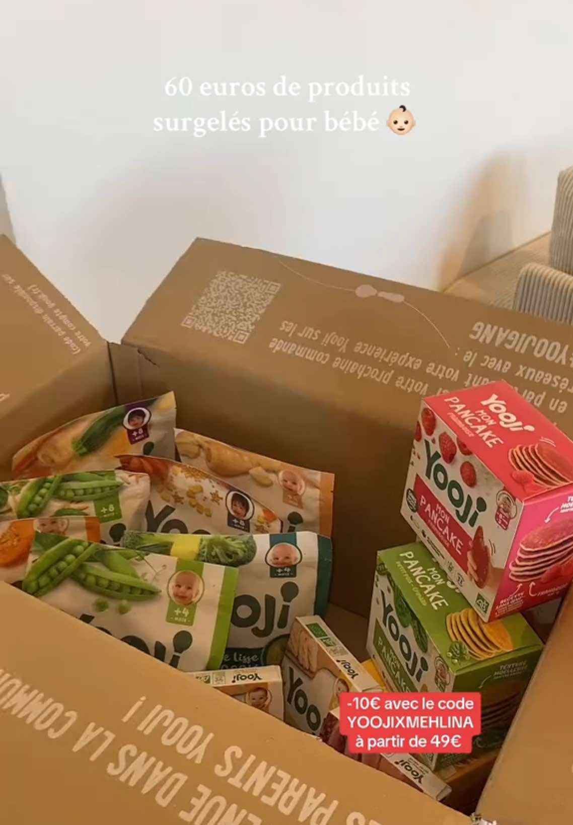 Haul produits surgelés pour bébé de chez yooji 😋🍏🥕 #haulbébé #bébé2025 #bébé #viedemaman #mamanjeune 