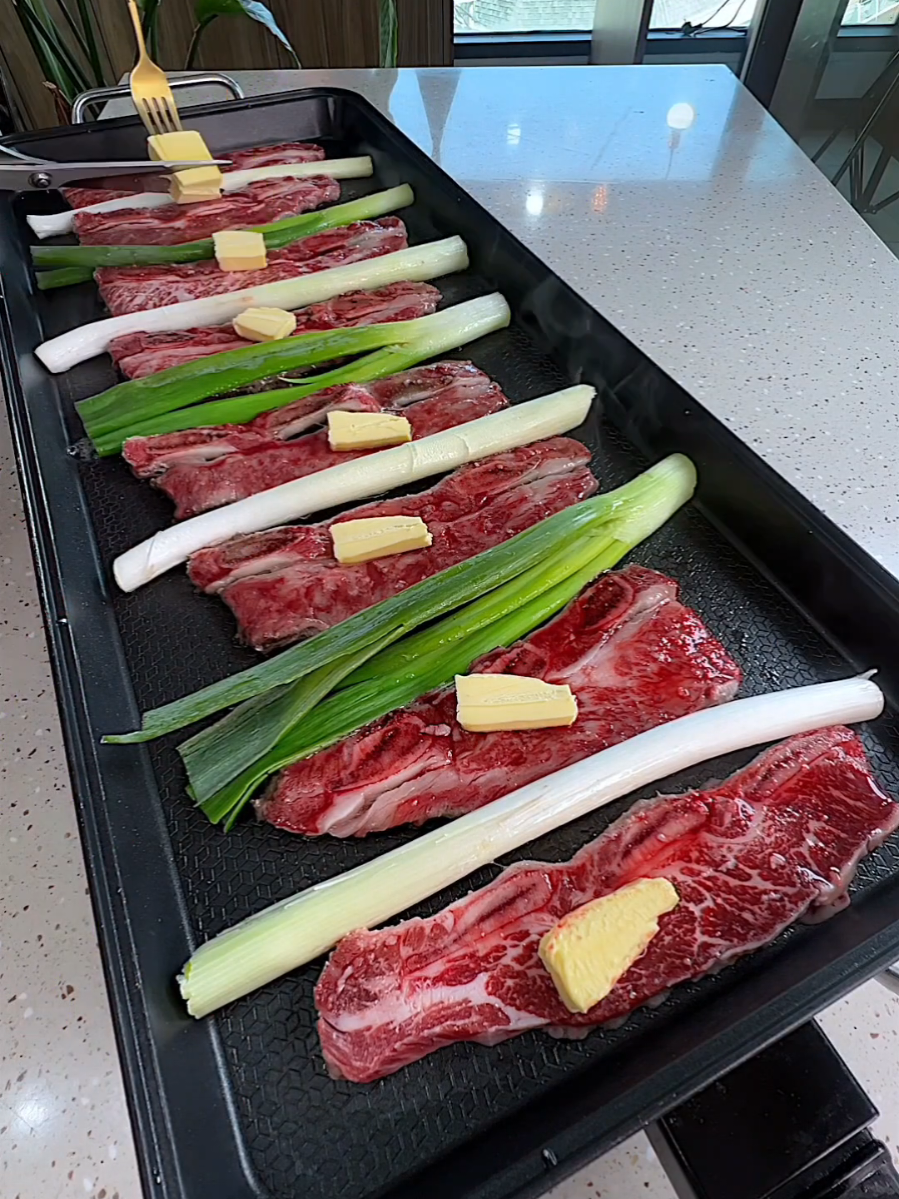 재울필요 없이 바로 먹는 갈릭버터 즉석 양념갈비😁 #청담언니 #요리하는메이크업아티스트 