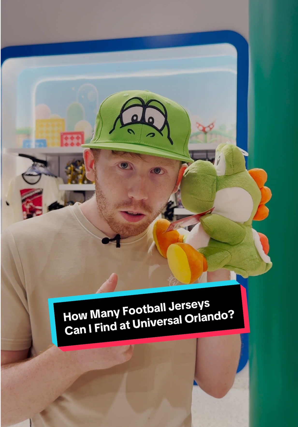 How many football jerseys can I find at Universal Orlando? ⚽️ #footballtiktok #soccertiktok #football #Soccer #fyp 