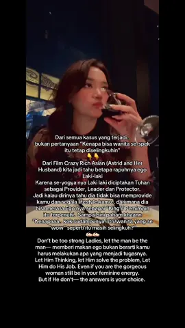 Thats why “Jangan menurunkan standar hanya karena kesepian “ itu benar bangettt.. 😃☝🏻   
