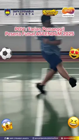 KALIAN SUKA MAIN FUTSAL⚽️? Di ASCENDUM 2025 ada LOMBA FUTSAL BUAT SMP DAN SD 😲🤩! Pendaftaran PeTwo’s Moment bentar lagi udah mau ditutup loh 😰! So, What are you waiting for 🤔 Sign Up before it’s too late 😩! ☎️📱𝗖𝗼𝗻𝘁𝗮𝗰𝘁 𝗜𝗻𝗳𝗼𝗿𝗺𝗮𝘁𝗶𝗼𝗻: 📞+62 819-3231-3688 (Erna) 📲 Instagram : @osis.smpktwo @smpk2penaburjakarta 📲 TikTok : @peduajakarta #fyp #foryou #foryoupage #AscendumBeyondtheLimit #P2sMoment2025 