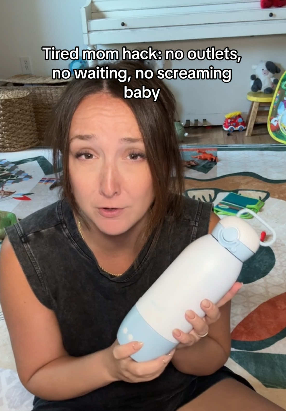 If you’re a tired mom who’s sick of waiting forever for bottles to warm up, this portable bottle warmer is about to change your life 🍼✨ Traditional warmers are bulky, messy, and tied to an outlet… which is the last thing you need when you’re juggling a fussy baby at 2AM or out running errands. This one warms milk in just minutes, evenly, and right to that perfect 98.6° temp—no hot spots, no guessing. Postpartum life is already chaotic enough—why make it harder? Whether you’re dealing with reflux, colic, or just a little one who refuses cold milk, having a warmer that’s portable, fast, and actually reliable is a total sanity saver. Toss it in your diaper bag, use it in the car, or keep it next to your bed for middle-of-the-night feeds. Happy baby = happy parent. And honestly, when something takes stress off my plate, it’s worth every penny. 🌙💛 #bottlewarmer #newmomlife #postpartummusthaves 