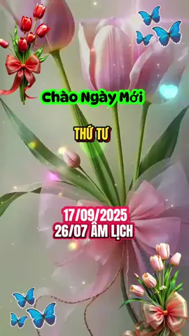 Chúc ngày mới vui vẻ may mắn hạnh phúc.  #goodmorning #tiktok #2025 #@Dương Bích liễu 1971 