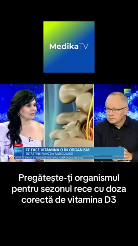 Pregătește-ți organismul pentru sezonul rece cu doza corectă de vitamina D3 👉🏻 medikatv.ro #medikatv #doctormedika #sanatate #vitamine #toamna #vitaminad 