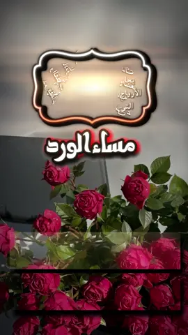#مسسسسسسسسسسسساء_الورداااات🌹✨🌹 