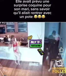 Surprise surprise 😂😂 #😂😂😂 #couple #loveyou #zap #billytvparisienne 