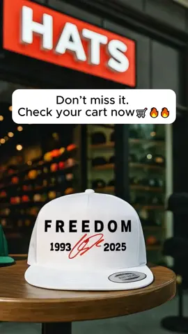 Freedom Red Signature 1993-2025 hat ❤️❤️❤️ #charliekirk #kirk #freedom #freedomhat #charliekirkhat