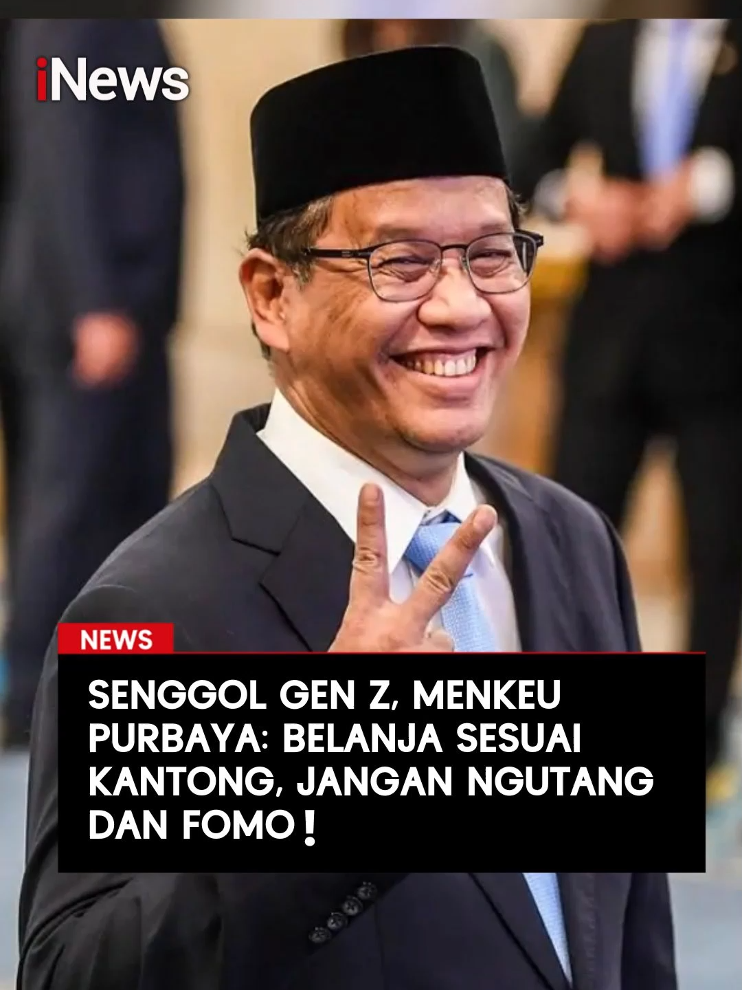 Menteri Keuangan (Menkeu) Purbaya Yudhi Sadewa mengingatkan generasi muda agar lebih bijak dalam mengambil keputusan investasi.  Dia menekankan pentingnya memahami instrumen keuangan sebelum menanamkan modal, bukan hanya ikut-ikutan tren atau karena rasa takut ketinggalan atau dikenal dengan istilah FOMO (fear of missing out). Selain itu Purbaya juga mengingatkan untuk berbelanja sesuai kantor dan menghindari utang.  #Menkeu #PurbayaYudhiSadewa #fomo #investasi #keuangan #utang