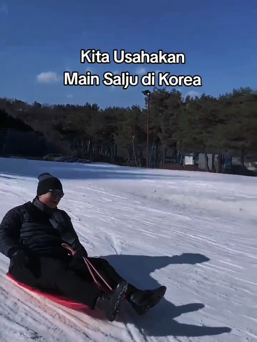 Mininal sekali lah main salju ke Korea 💙 #winterkorea #koreatour #tourkoreawinter #fyp #tiktok 