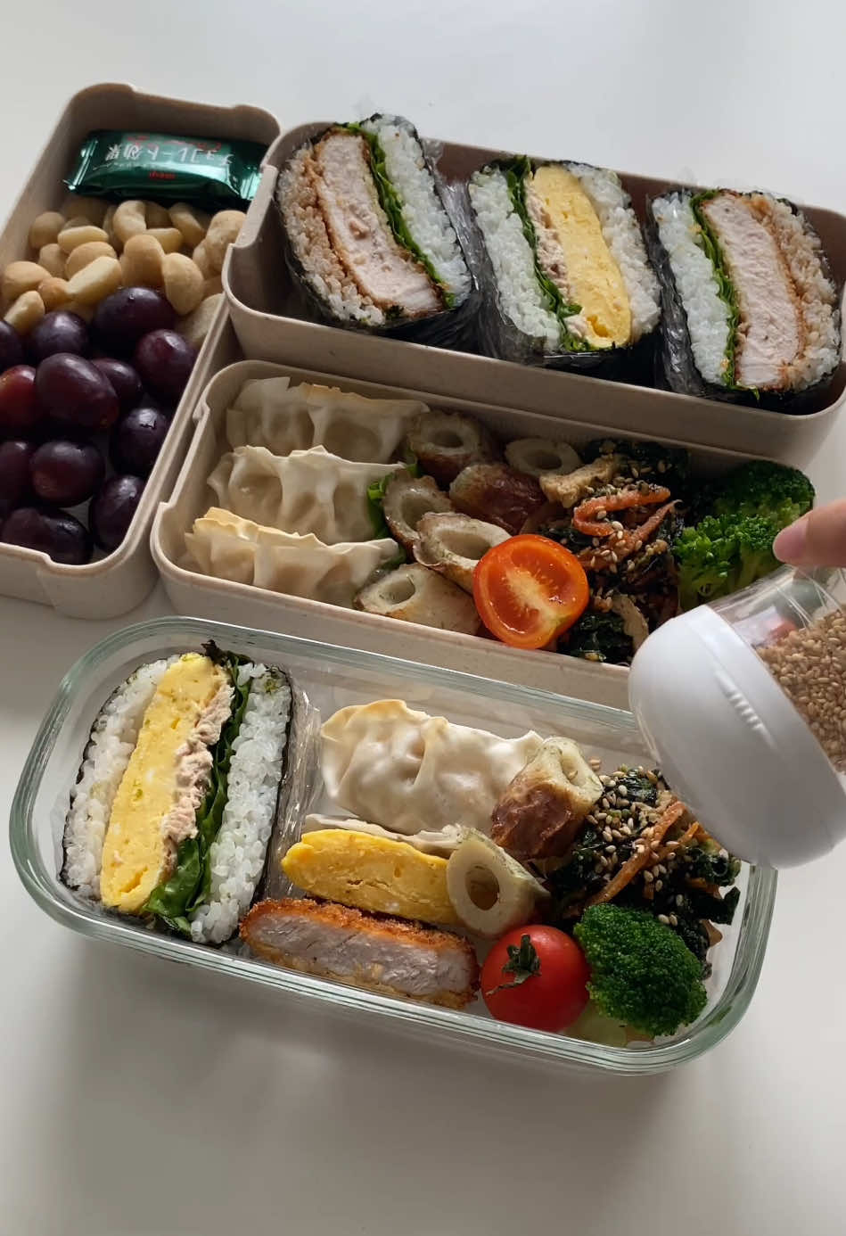 After my night shift, making lunch for my man in 15 mins 🍱💨 #asmr #lunch #lunchbox #EasyRecipe #cooking 