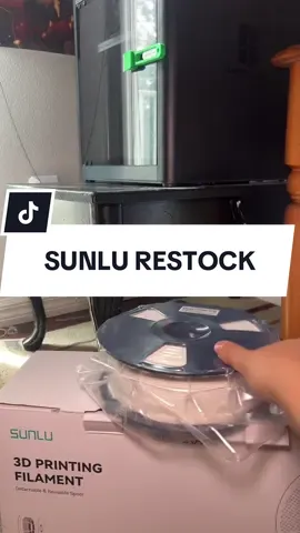grab all the PlA filament while it’s back in stock! No tangles, no clogs, and feeds smooth into your 3D printer! #3dprintingtips #sunlufilament #sunlupla #filament #3dprintingtiktok 