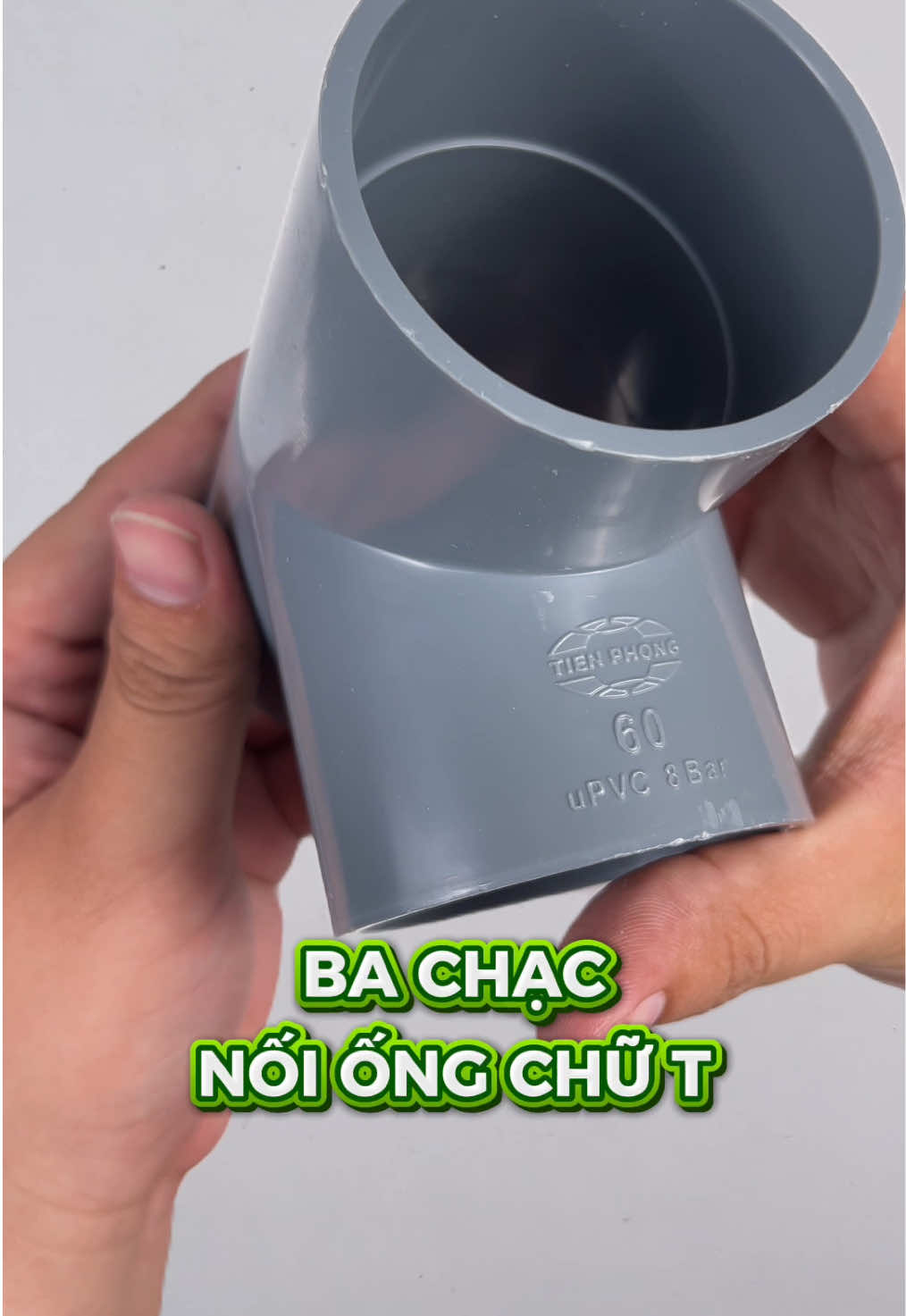 3 hướng, 1 giải pháp, ba chạc sẽ giúp bạn phân nhánh dễ dàng.  👉 Theo dõi Tiền Phong Nam để xem thêm nhiều video bổ ích về ống nhựa! #nhuatienphong #ongnuoc #tienphongnamplastic #tpnplastic #xaydung