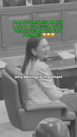 Ako na daw ang Deputy Majority Editor?! 😂 #senrischoolofediting #editinglover #editing #risahontiveros #senatorrisahontiveros #hontiveros #senateofthephilippines 
