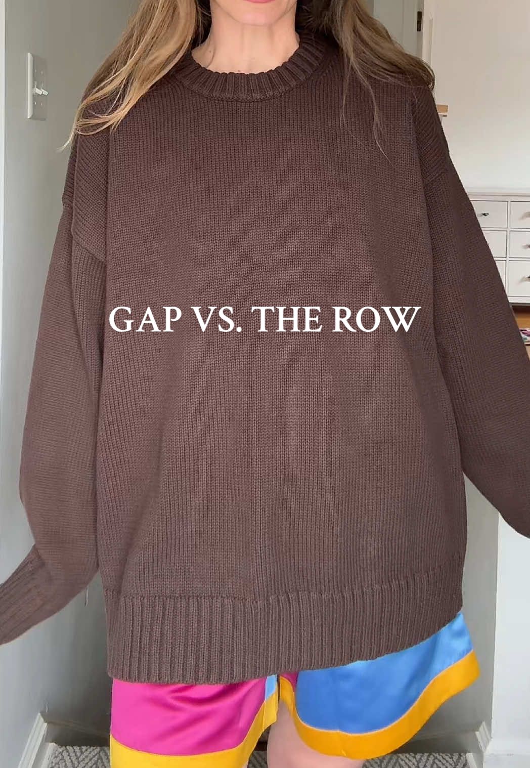 Do you think @Gap is starting to get creeped out by how obsessed I am with her?????? #sweaterstyle #sweaterweather #gap #therow #haultok 