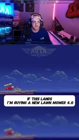 if this land.. i'm buying a new lawn mower 4.0 #pilot #plane #aviamasters #manscaped 