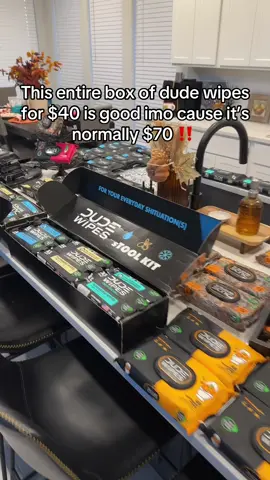 Replying to @Dean This entire box of dude wipes for $40 is good imo cause it’s normally $70 ‼️ #dudewipes #wipes #wetwipes #flushablewipes #dudewipesformen @dudewipes 