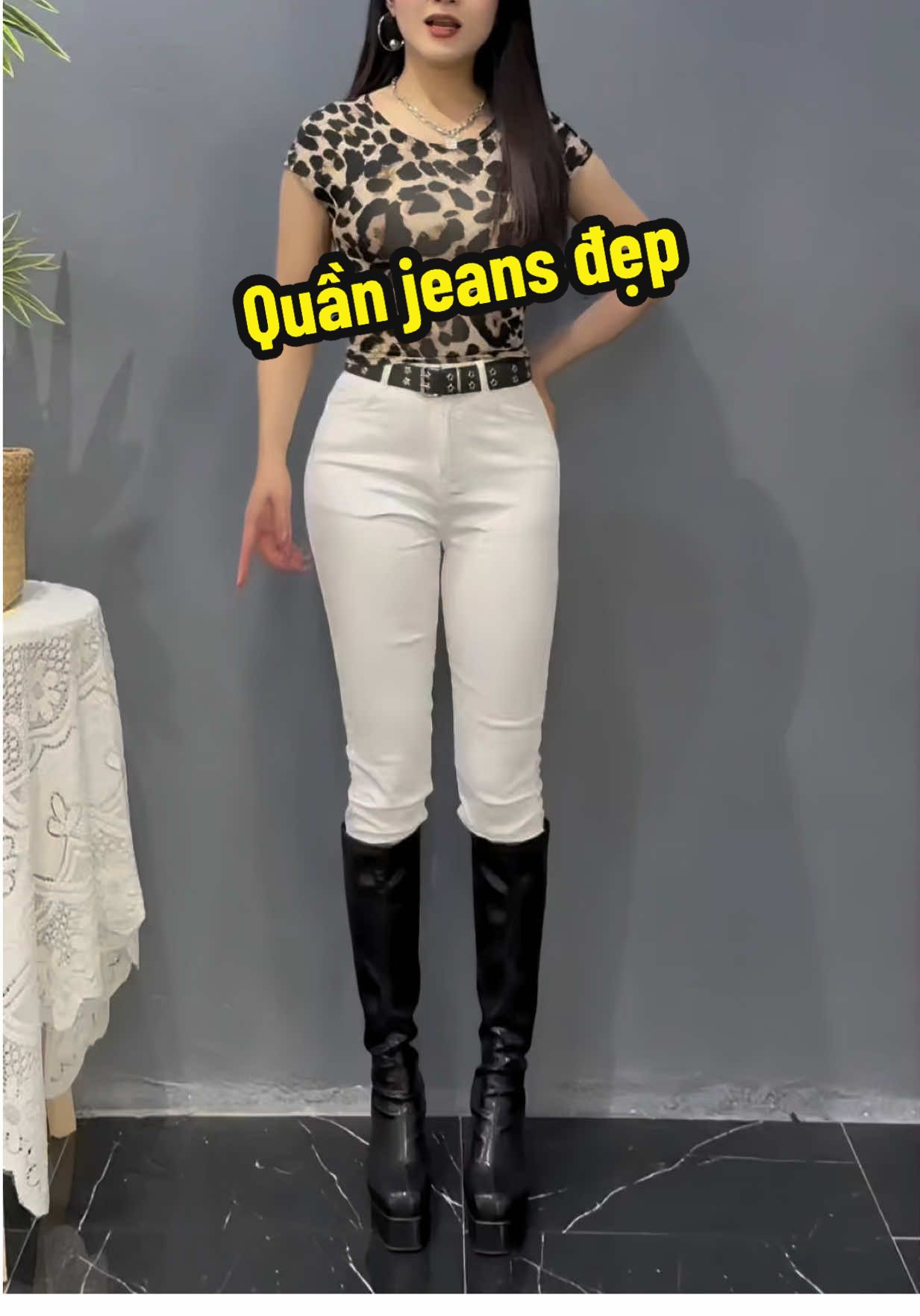 Quần jeans ống côn#quan #jeans #myhanhstore #thoitrang #phoidoxinh 