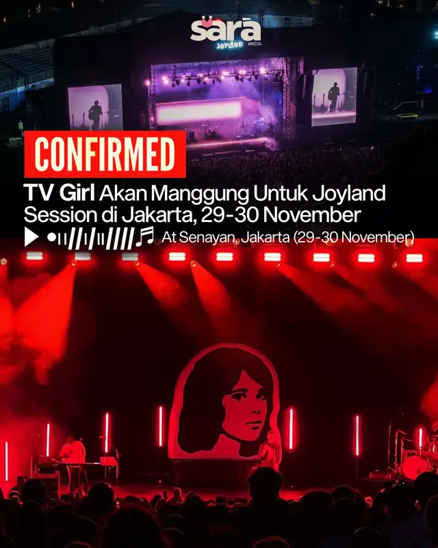 Nih kemarin Joyland Bali gajadi diselenggarakan, Bisa ke Jakarta aja! Sara open jastip🥰 #tvgirl #tvgirlconcert #joylandfest #jakartakonser #fyp 