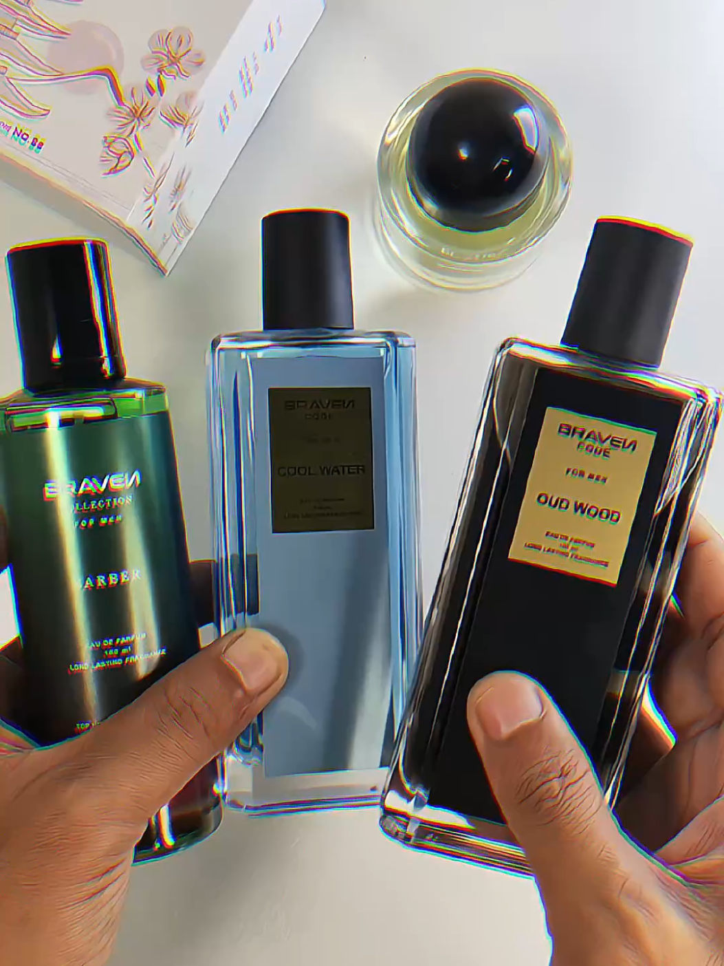 Paket lengkap parfum pagi, sore, malam, kapan lagi beli 3 dapat 5 geyz 😱 paket cogan rekomend mas @ade 🫵🔥 #set1awanade #bravenparfum #parfumcowok #parfumviral #parfumereccomended 