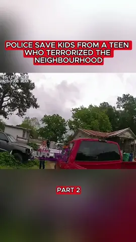 Police Save Kids From a Teen Who Terrorized the Neighbourhood #cops #copsoftiktok 