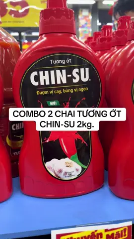 COMBO 2 CHAI TƯƠNG ỚT CHIN-SU 2kg. #tuongot #chinsu #giavi #xuhuongtiktok #shophungvuong86 