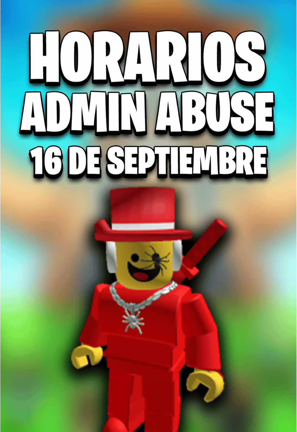 🚨NUEVOS HORARIOS DEL ADMIN ABUSE 16 DE SEPTIEMBRE 🔥 EXCLUSIVO BRAINROT EN ROBLOX #stealabrainrot #robloxespañol #fyp 