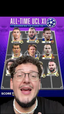 Mejor XI de la champions #champions #madridista #facto 