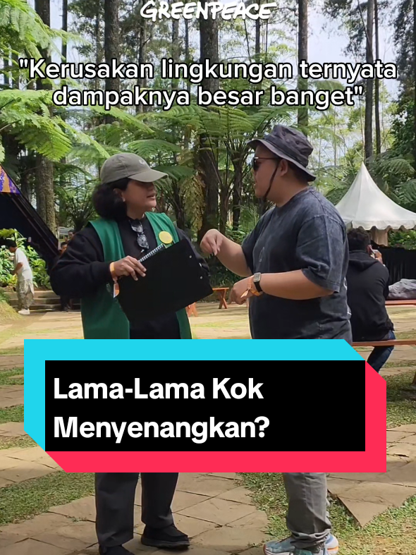 Ternyata asik juga ngobrol sama temen DDC! Kalo ketemu kita boleh say hi yaa #greenpeaceid 