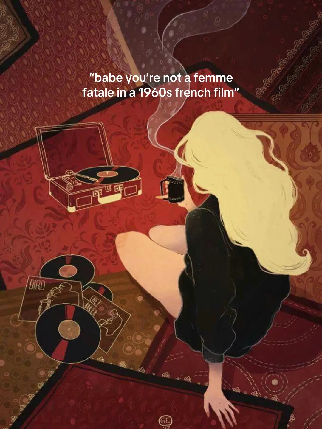 yes I am #alibi #frenchfilm #vintagevibes #femmefatale #newmusic 