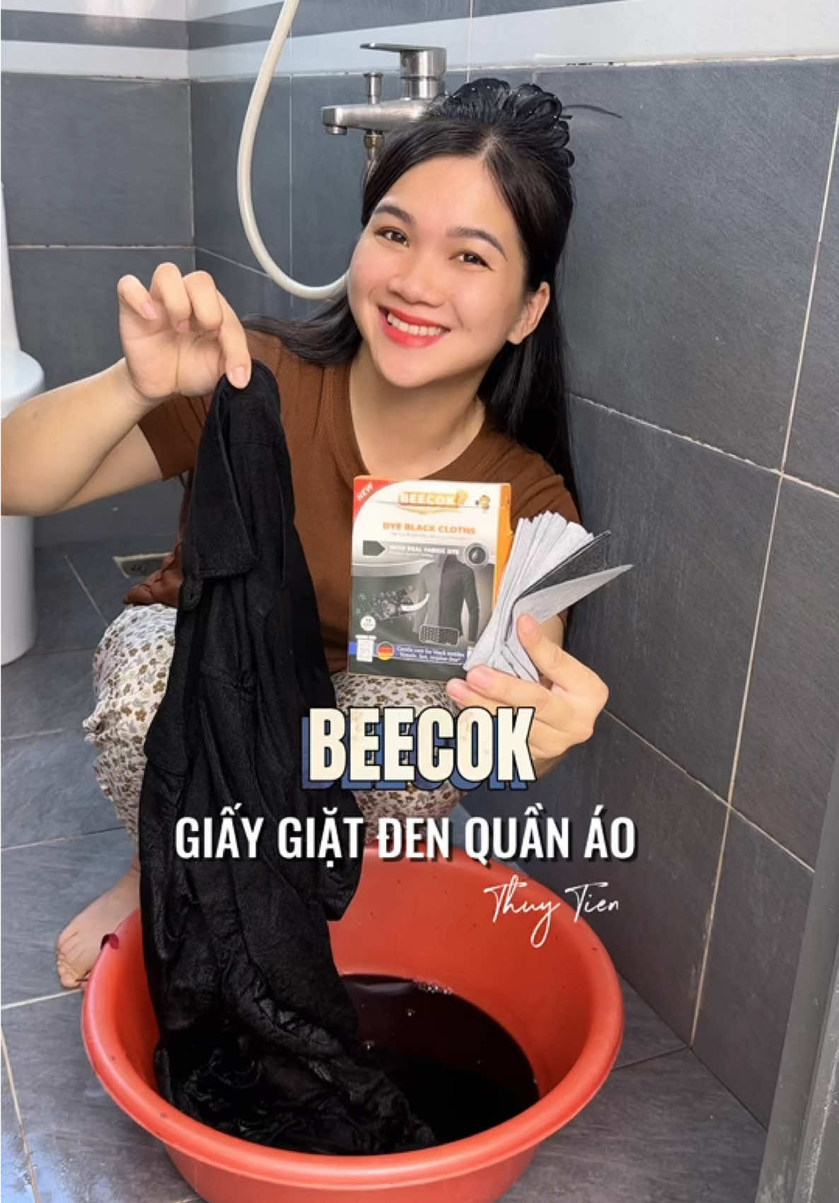 Giấy giặt đen quần áo BEECOK #thuytienmientay #beecok #giaynhuomdenquanao #giaygiatden #giaygiatdenbeecok 