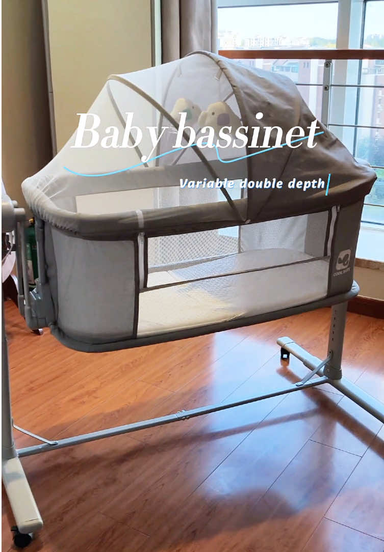Baby bassinet-variable double depth #babyproducts #bassinet #babybassinet #baby #babycrib @tiktok creators @TikTok 