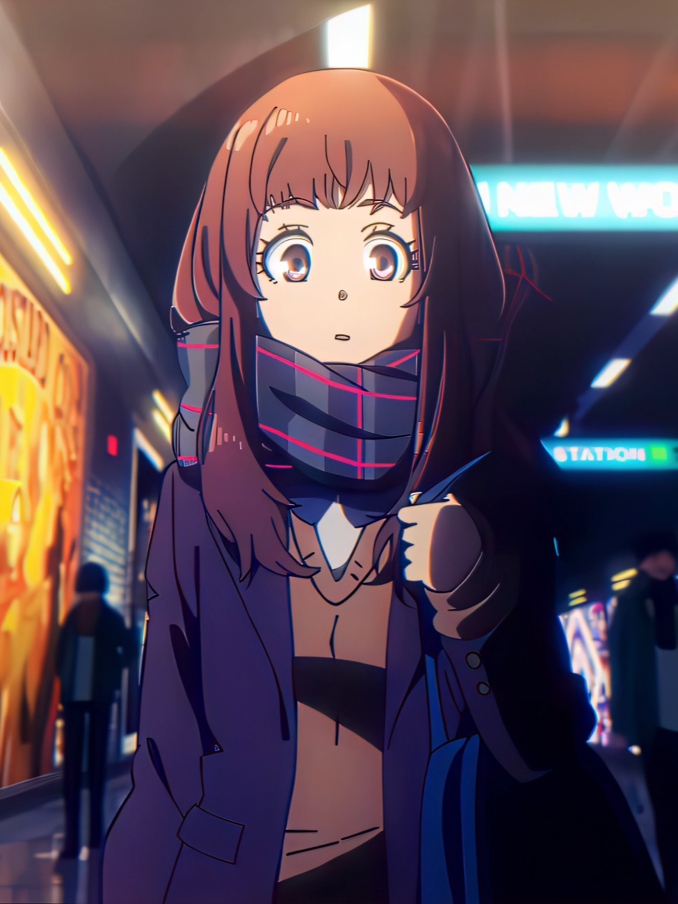 She's so cute 😍 #bumpofchicken #anime #animeedit