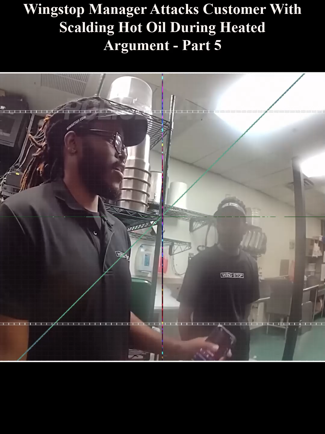 Wingstop Manager Attacks Customer With Scalding Hot Oil During Heated Argument - Part 5 #foryou