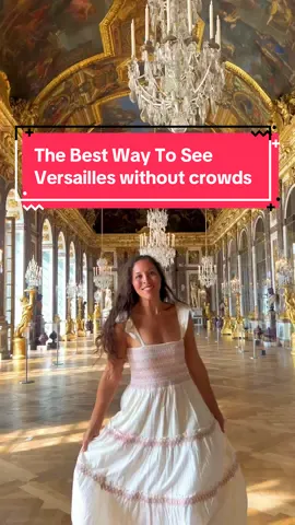 Why you need to visit this chateau that has over 2300 rooms! I visited Versailles with a walk tours on a day trip from Paris. This was epic and we even got to see the private apartments of the King, learn all about Louis XIV the Sun King, as well as explore the beautiful Versailles gardens. #walktourpartner #versaillespalace #paristravel #parisdaytrip  . Want to see the hall of mirrors without crowds wait til the end of the day and do your tour in the afternoon and back track as people are leaving!