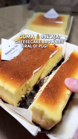 Udah pd cobain lom guyss?? 👀🙇🏻‍♀️😍 #fyp #kulinerpalembang #burntcheesecake #browniesburntcheesecake #cheesecake 