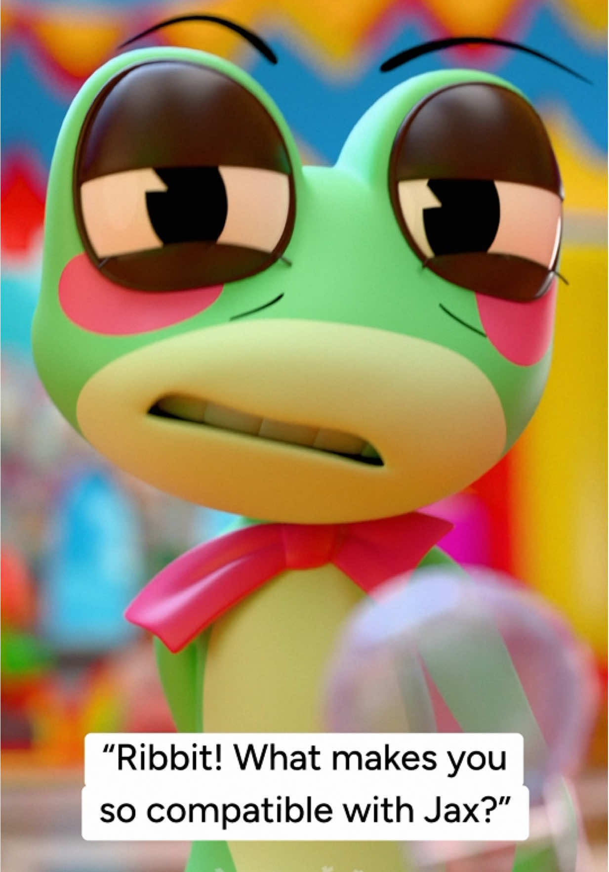 Hi Ribbit #tadc #ribbit #jax #animation #3d 