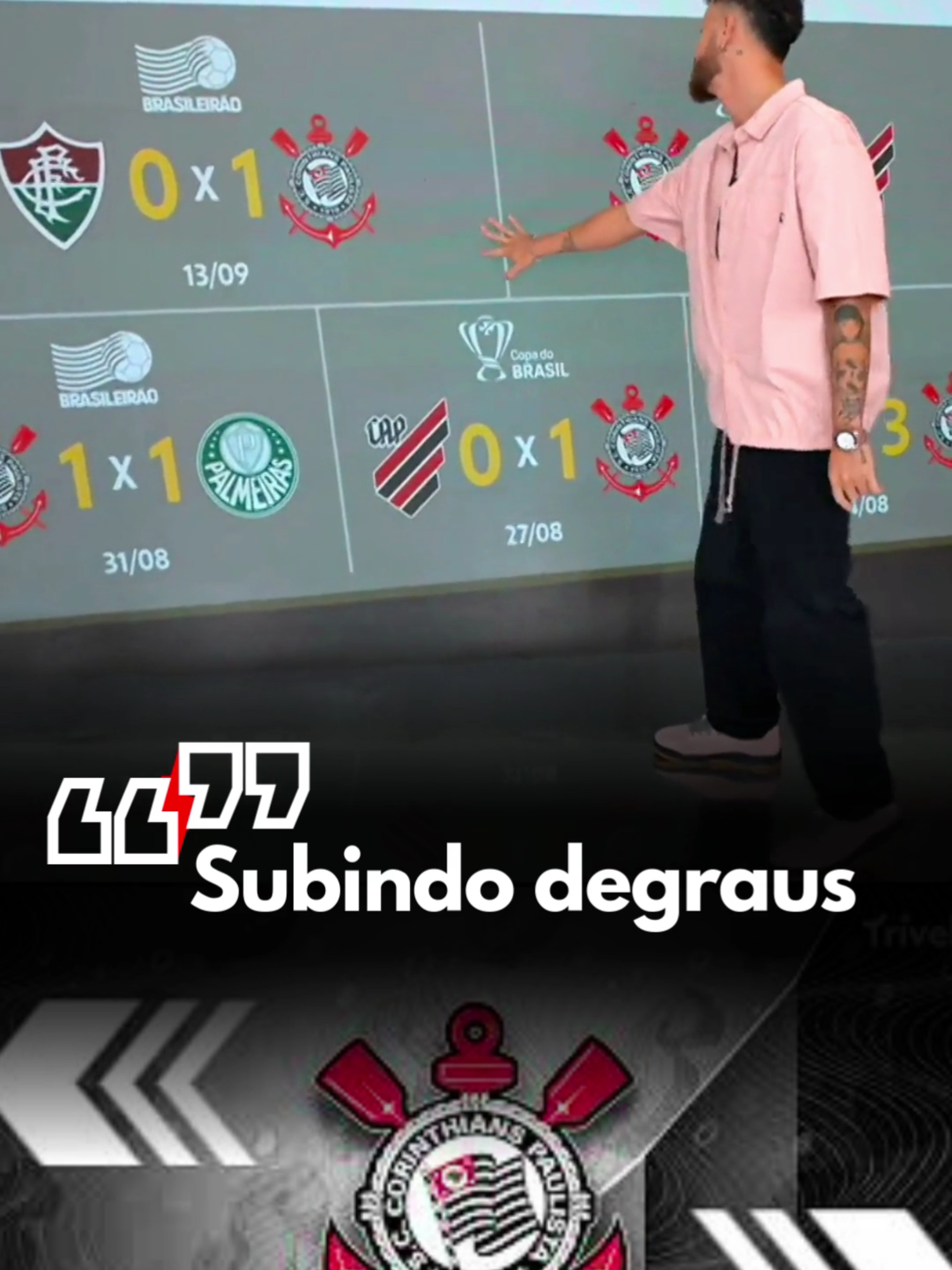 ALINE É FRED FALAM SOBRE VIRADA DE CHAVE DO CORINTHIANS #corinthians #futebol #tiktokesportes