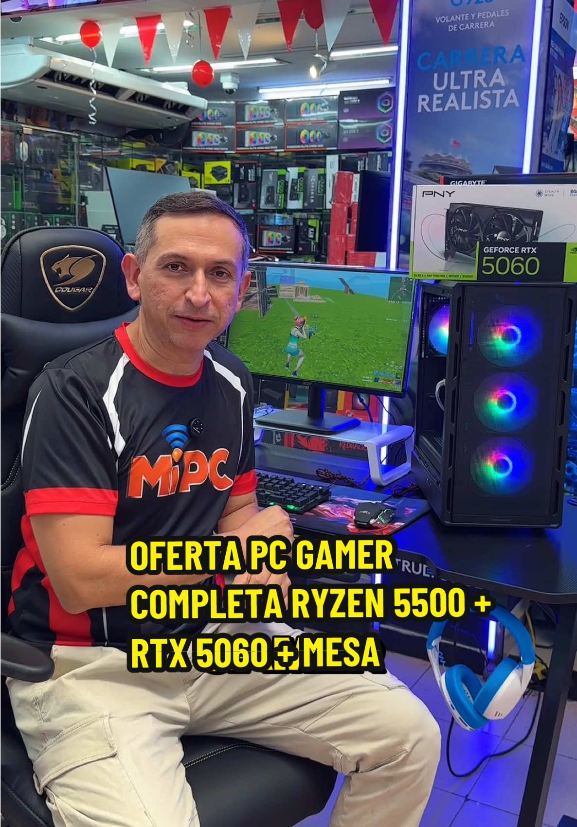 ✨ ¿Sabías que con $3’600.000 puedes comprar una PC Gamer que te corre TODOS los juegos? 🔥 📲 Escríbenos ya a nuestro WhatsApp 301-392-2368 🚨 ¡Pocas unidades disponibles, no te quedes sin la tuya! #PCGaming #Gamers #Ryzen #GamingSetup #PcGamerEconomico 