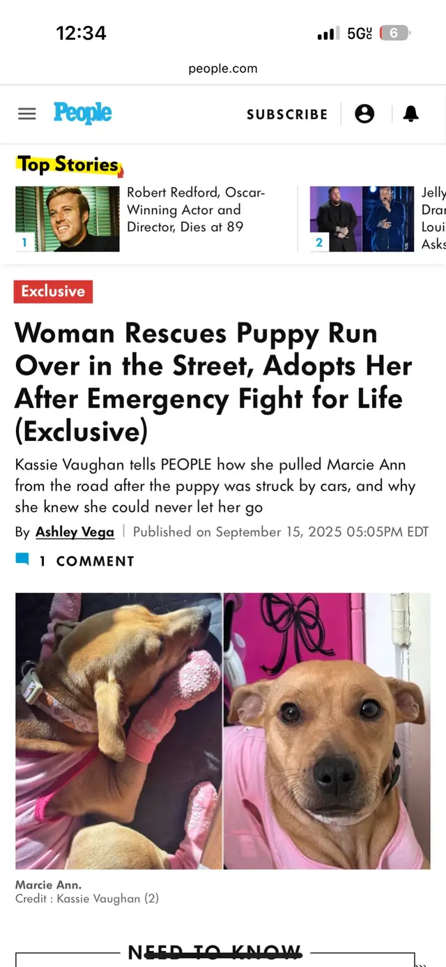 Marcie story is live in People’s Magazine ! I’ll link it in the bio ! From a rescued puppy to a magazine puppy oh she is fancy !!  #fyp #dogs #dogsoftiktok #viral #famous 