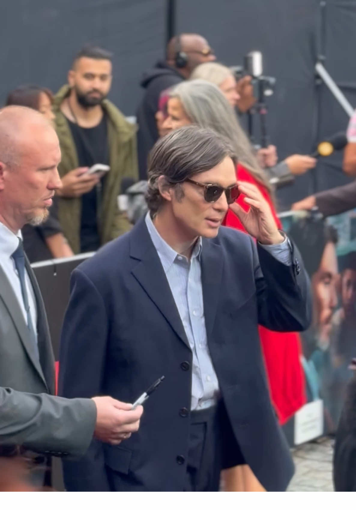 Today at the movie premiere - Cillian Murphy from peaky blinders  #cillianmurphy #redcarpet 