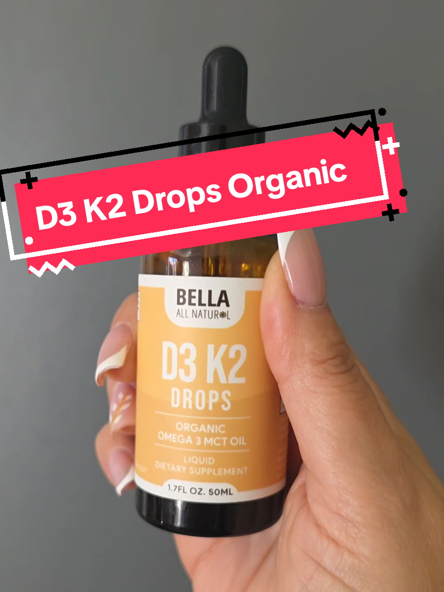 Replying to @cyncyn2889  Bella All Natural D3 K2 Drops Organic Omega MCT Oil Supplements.  ⚠️ Los precios, cupones, ofertas, envío y resultados pueden variar! Precio final depende de sus descuentos disponibles y el equipo de marketing de las marcas. RECUERDA cada cuerpo es diferente, por ende los resultados pueden variar. Este producto no sustituye un tratamiento médico, Consulta a un profesional de la salud antes de usarlo.  iToca el carrito de naranja para ver la oferta ctual! #bellaallnatural #d3k2drops #drops #omega3 #mctoil 